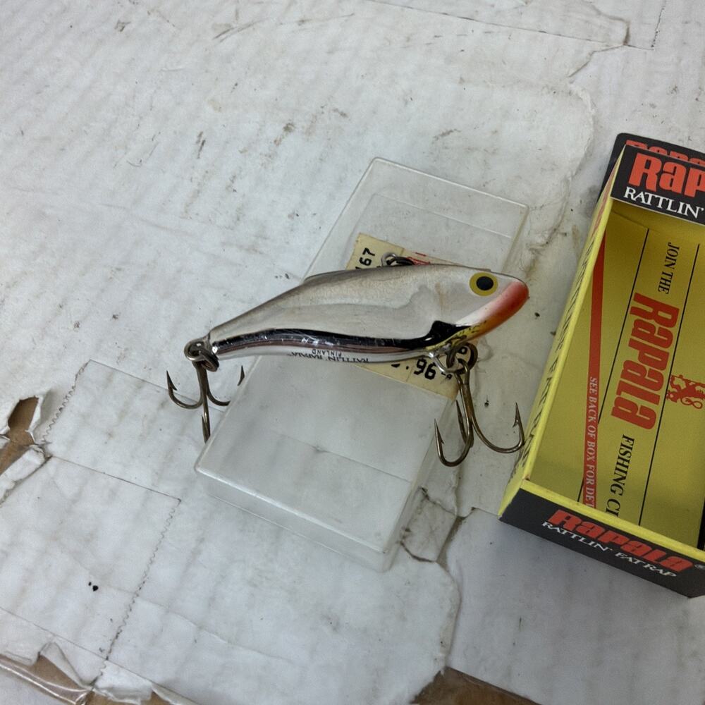 RAPALA RATTLIN' FAT RAP DISCONTINUED RFR-4 GSD 5/16 OZ Painted In FINLAND - Picture 3 of 3
